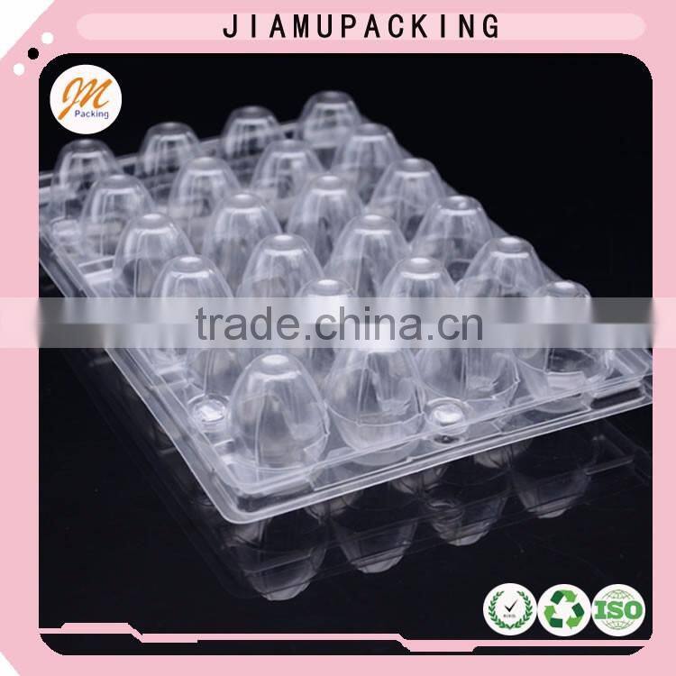 Wholesale 24 hole plastic transparent quail egg tray