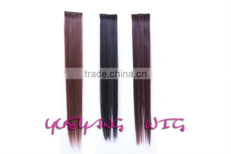 silk straight clip in hair extension 336