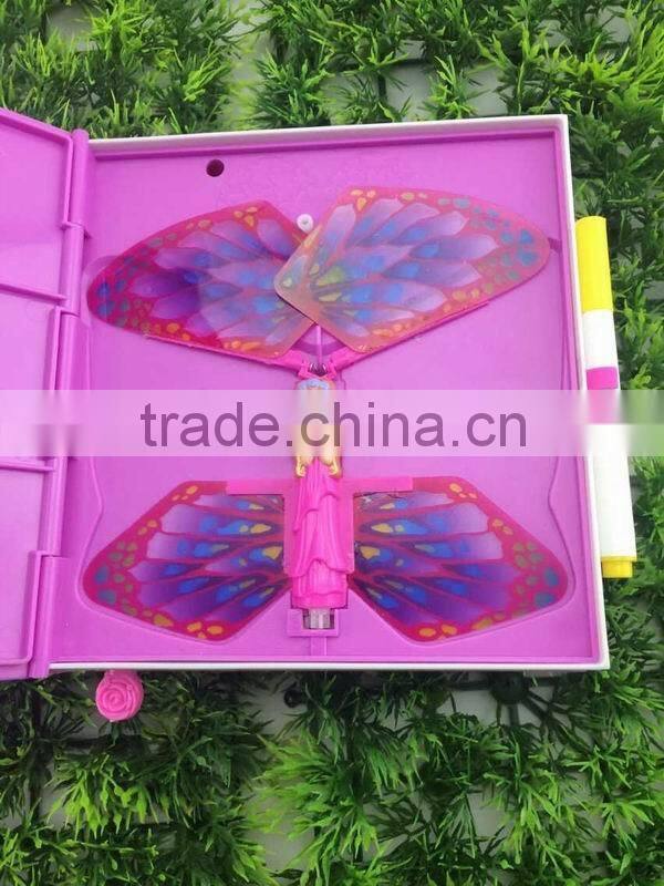 2015 Surprise Butterfly Diary flying Toys, Pull string flying toy.