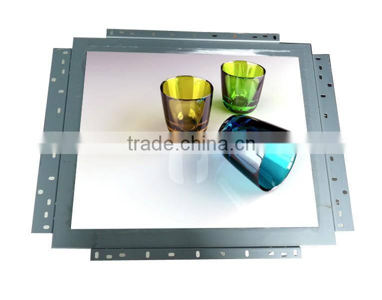 Indusrial Use Metal Case VGA Input 17inch Open Frame TFT LCD Monitor