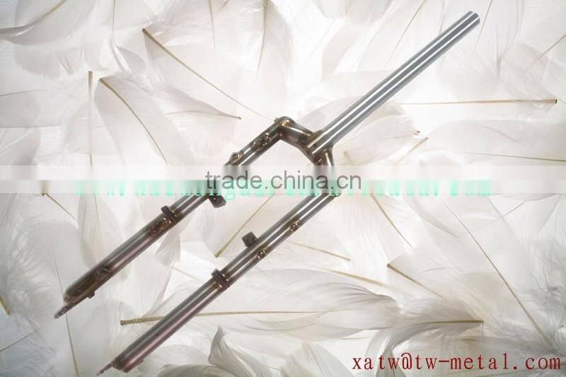 titanium mtb bicycle fork with welding color MTB front fork with welding color