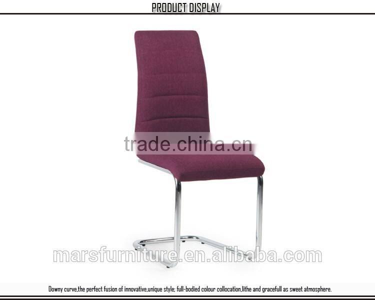 Wholesale furniture modern fabric and chrome chair