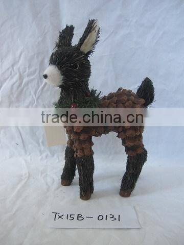 artificial DEER christmas ornament DECORATION