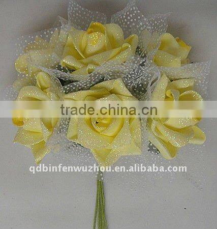 Lifelike Modern Design Artificial Flowers Wreaths for Spring Ornament