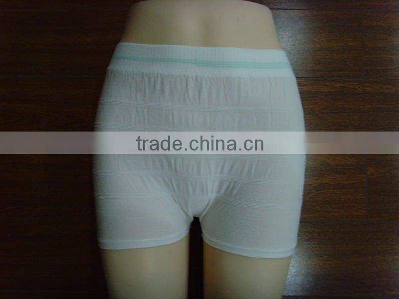 One-time shaped cheap price all colors disposable panties women