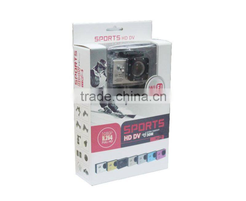Hot Selling Outdoor Waterproof Action Sport Camera 1080p sports camera sj6000, 30m waterproof extreme
