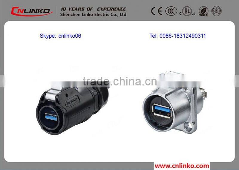 China Cable Connector Cheapest usb 3.0 A Male to Micro B Male Adapter Cnlinko Usb Connector Solder Type