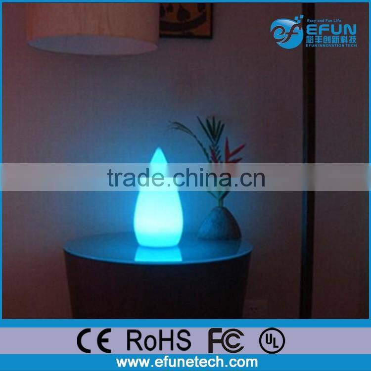 fashionable decorative led table craft lamp, wireless cafe/restaurant table candle lamps