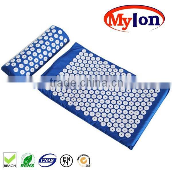 high quailty acupressure mat and pillow set combo relieve back pain