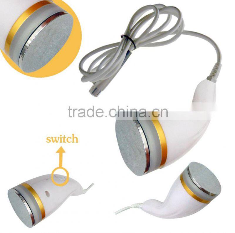 Home use cavitation device with radio frequency bipolar