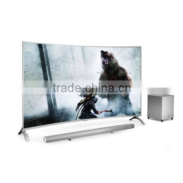 New design wholesale 55 inch led tv with 2160 p 4K curved tv