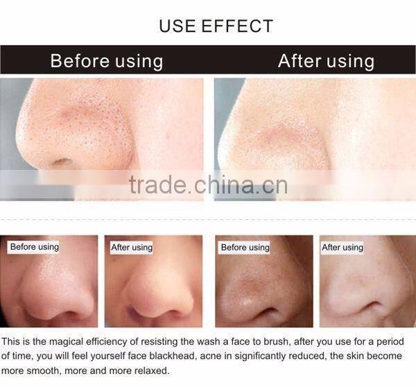 New Soft Mild Fiber Exfoliating Facial Brush Facial Face Deep Cleansing Clean Wash Pore Care Brush Head Wood face cleaner Hot