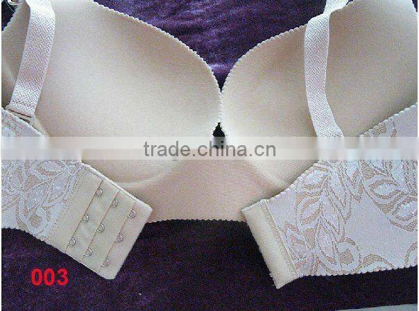 Lace Covered Seamless Bra