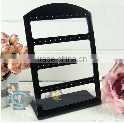 transparent hot selling laser cutting acrylic jewelry earrings display holder stand
