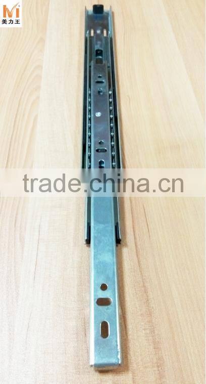 3 Fold 45mm Width Steel Ball Bearing Heavy Duty Drawer Slide
