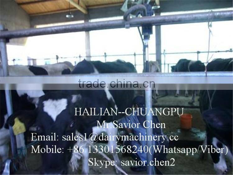 Cow Farm Pipeline Milking Machine , Milking Parlor