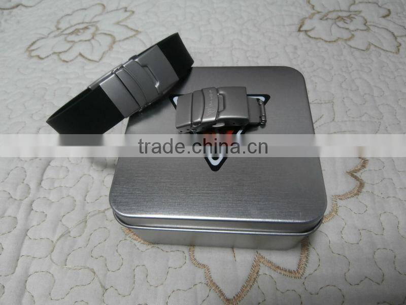 Stainless Steel Silicone ID Bracelet Silicone Metal Bracelet