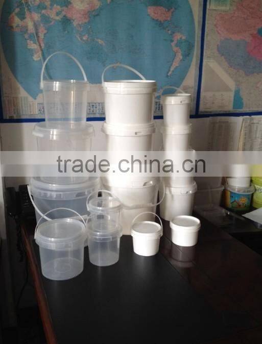 Hot Sale! 350ml 500ml 600ml 1L 1.2L 1.5L 2L 2.5L 4L 5L 6L 10L 15L 20L Plastic Bucket with Handle and Lid