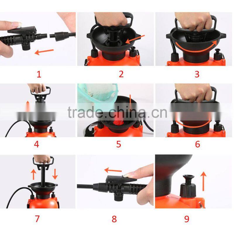 iLOT 5 Liter Manual Pressure Sprayer with base and funnel