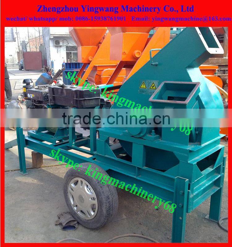 easily moved log chipper machine/ wood shredder