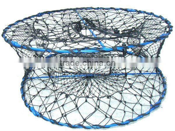 Collapsible stainless steel crab trap
