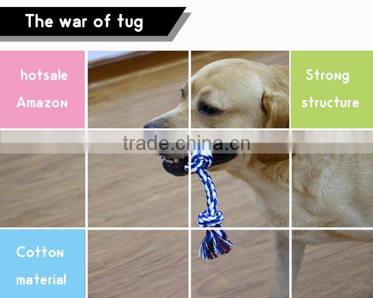 Cotton Dental Teaser Rope Chew Teeth Cleanning Toy for Dogs