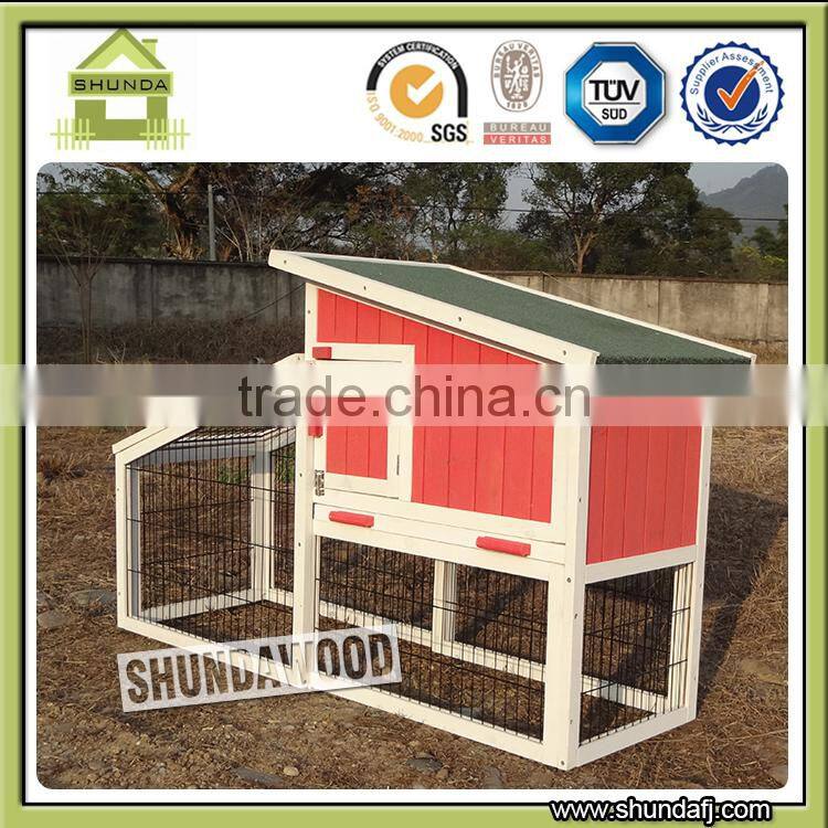 SDR022 Outdoor Wooden Cheap Rabbit Cage for Farming