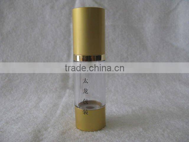 AS airless bottles aluminioum lid 15ml and 50ml