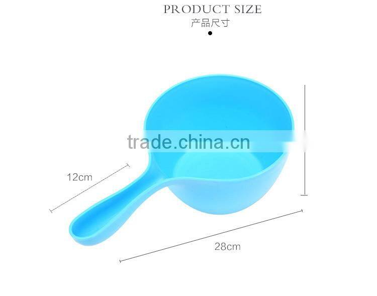 multi-color round water ladle for baby--blue