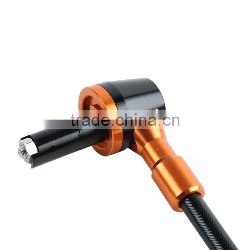 Orange CNC Universal 7/8" Proguard System Pro Brake Clutch Levers Protect Guard