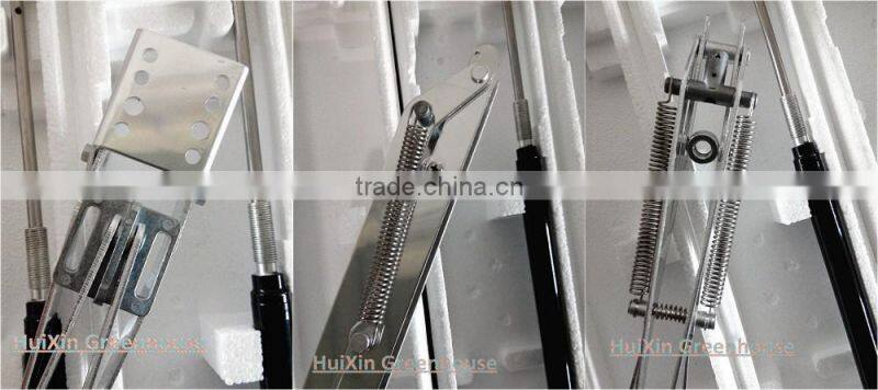 Agriculture aluminium automatic hydraulic window opener glass greenhouse accessories used for sale