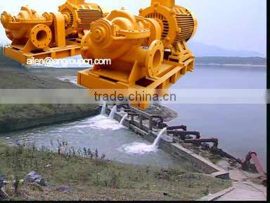 Large Flow Centrifugal Double Suction Split Case 250hp Waterpump