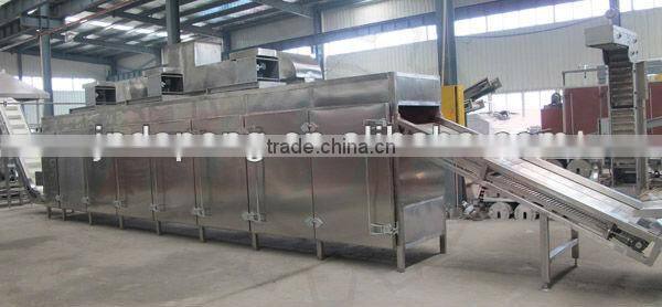 conveyor mesh belt dryer for cassava vegetables and fruits