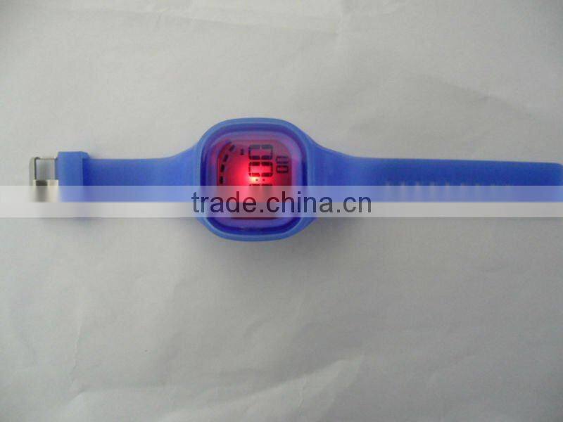 Fashion Square Jelly Digital Silicone Watch