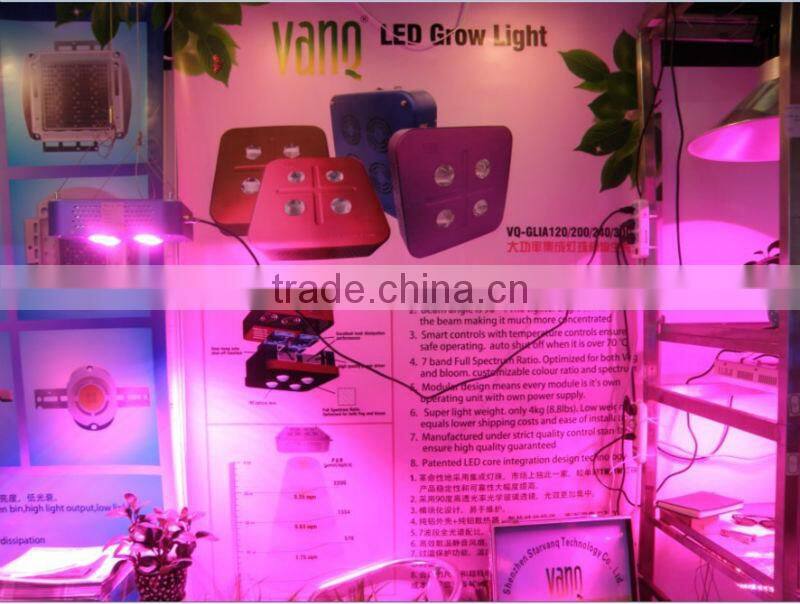 300W LED Grow Light Full Spectrum UV IR for Indoor Hydroponic Plants Veg and Bloom