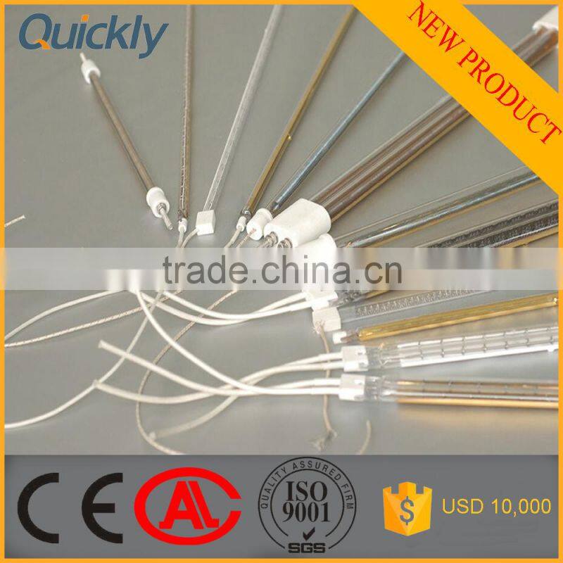 Short wavelength infrared heater lamp for Solar PV PECVD machine