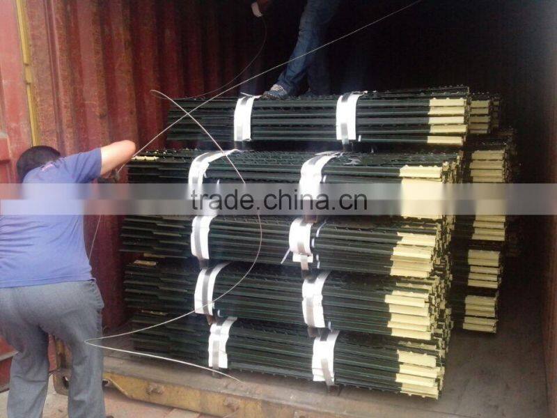 Metal Fence Post Supports/Steel Fence Posts/Price Metal T Post(Manufacture)