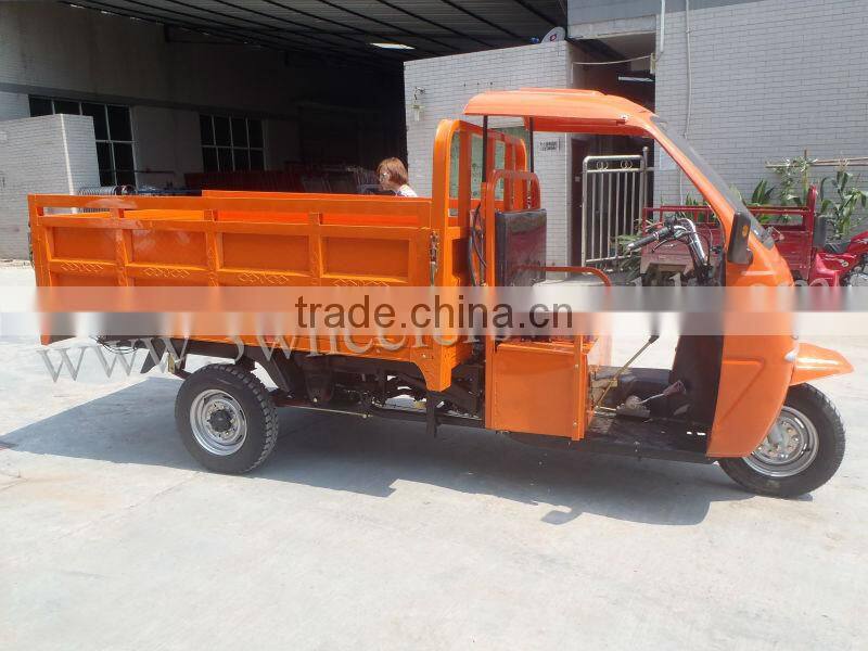 three wheel motorcycle sidecar scooter with cabin for elderly