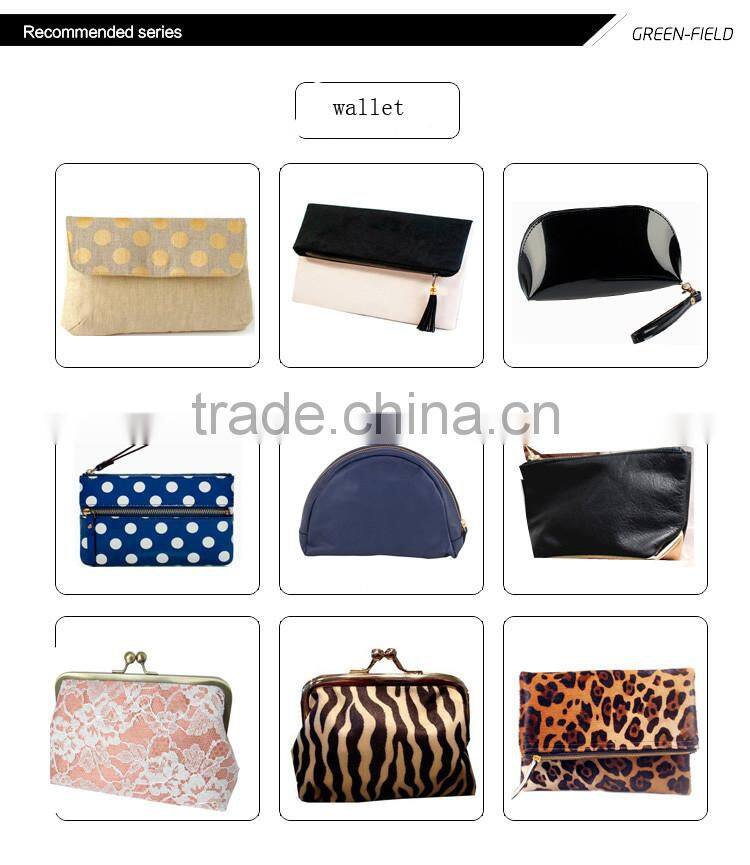 fashion RFID blocking water resistant leather card wallet