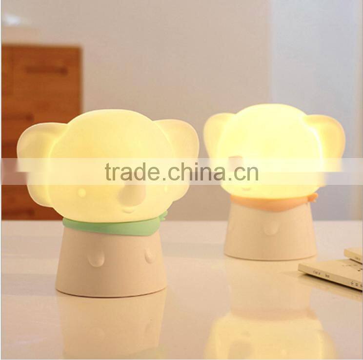 Newest Arrival Elephant Tourch Induction Night Lamp, USB Power Supply Lighting