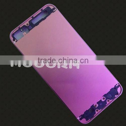For iphone 5 colored housing, luxury case cover replacement,replacement housing