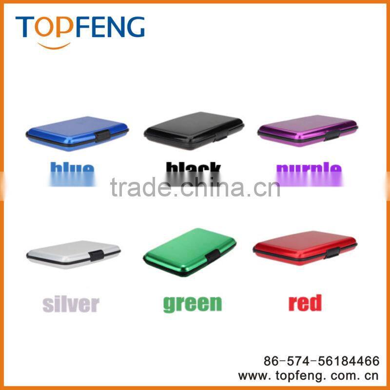 Pocket Business ID Credit Cards Wallet Holder Case Box Aluminum Metal Waterproof