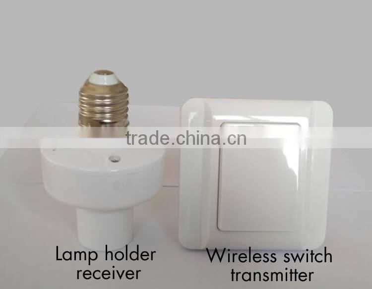 Battery Free Self-powered Wireless Remote Control E27 Lamp Holder