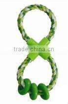 colored braided cotton rope happy pet toy