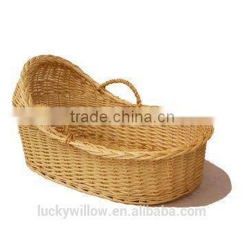 eco-friendly Wicker Baby Bassinet / baby crib/baby cradle