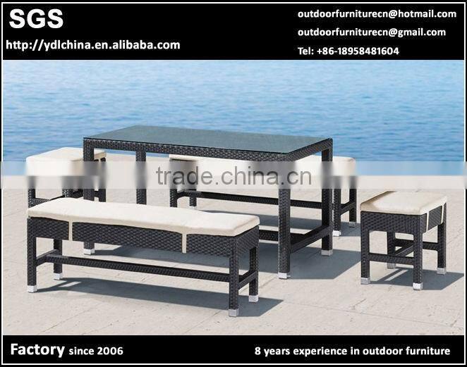 outdoor furniture rattan bar set