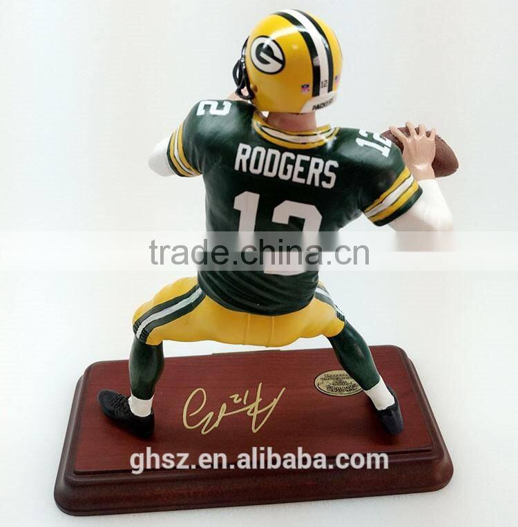 Custom Action removable football toy statue top 10 best Soccer players