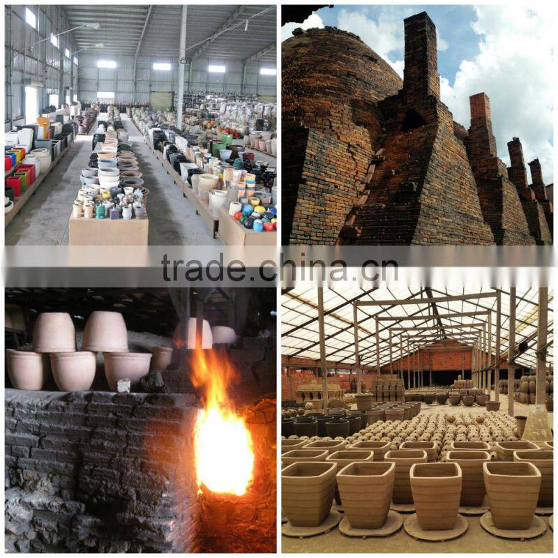 Vietnamese Ceramic Pottery/Large Dark Ancient Tidi Pottery 2329 For Home And Garden