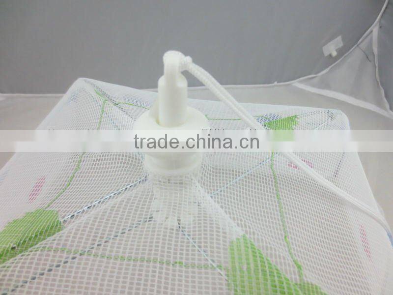 HIGH QUALITY folded food cover food umbrella with flower