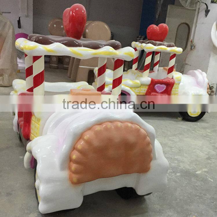 FRP candy car decoration